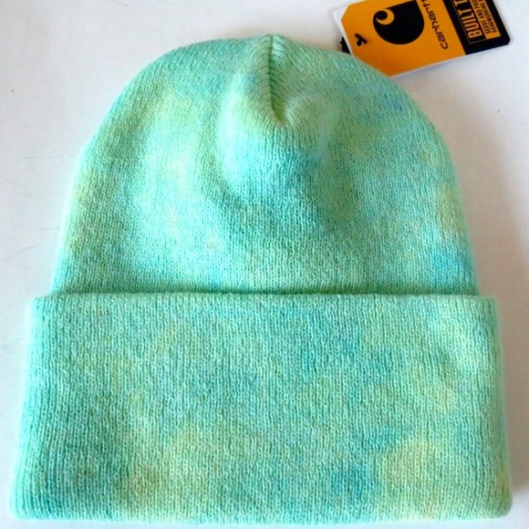 Carhartt Hat Custom Ocean Jade Tie Dye